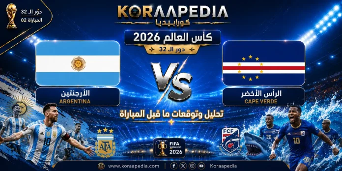 مباراة الأرجنتين والرأس الأخضر