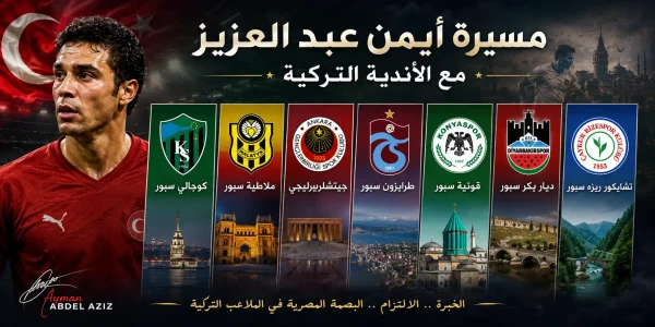 مسيرة أيمن عبد العزيز مع الأندية التركية