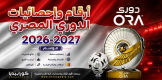 مرصد أرقام وإحصائيات الدوري المصري | “دوري أورا” موسم 2026-2027