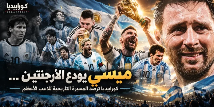 ليونيل ميسي يودع منتخب الأرجنتين